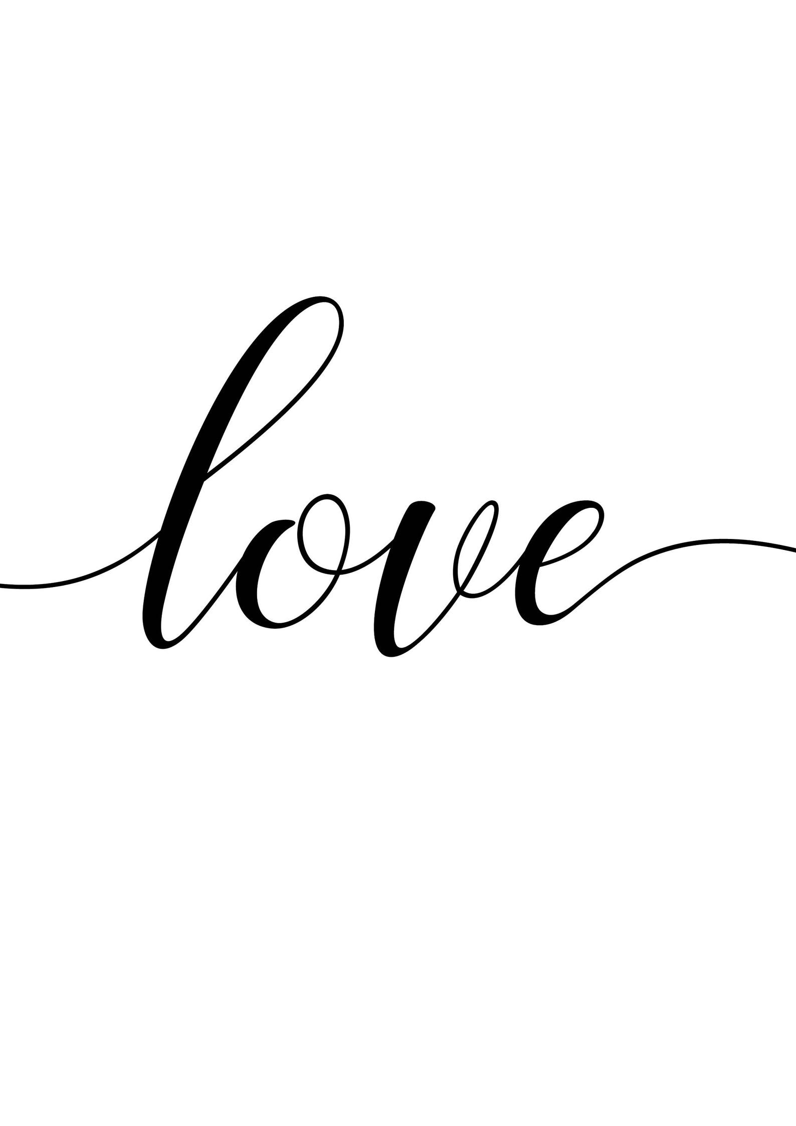 the word love in cursive clipart transparent png - Free Love in Cursive