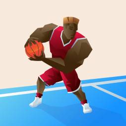 Basketball Game Player Clipart, Exaggerated image Vector