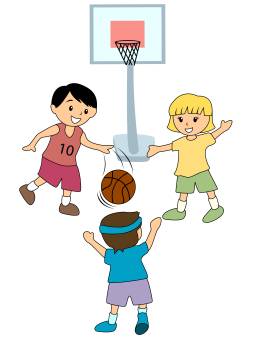 Family Basketball Gaming Clipart