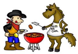 Bbq Cartoon Clipart, Cookout Western bbq image