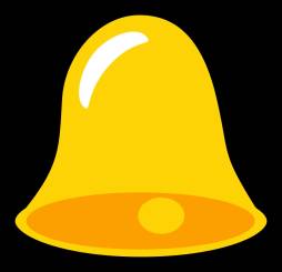 Bell Clipart Black Background