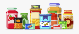 Pictures of Canned Food Safety Reducing Clipart