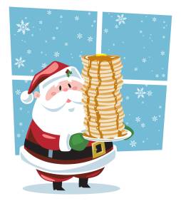 Cereal and Santa Claus Clipart Transparent Png