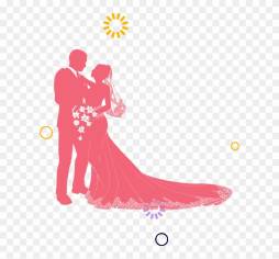 Pink Christian wedding Clipart Png