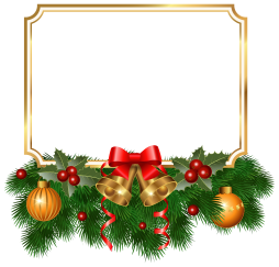 Cute Christmas Border Clipart Transparent Png