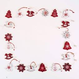 Christmas Pink Background Clipart Borders