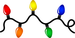 Christmas Colors Bulbs Clipart Borders