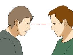 Eye to eye Contact Anime Clipart