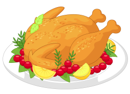 Cooked, Thanksgiving, food, Turkey Food Clipart, Png