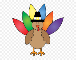 Colorful, Feathers, Cute, Turkey, Png, Clipart