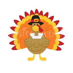 Colorful Cute Turkey Clipart images