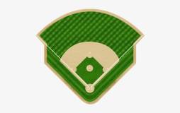 Green Baseball Diamond Clipart