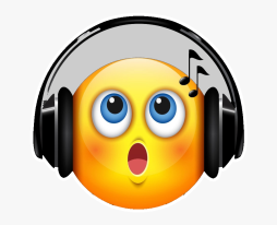 Beautiful Clipart Singing Emoji Background