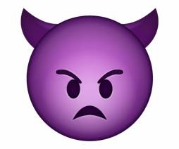 Purple Devil Clipart Emoji images free