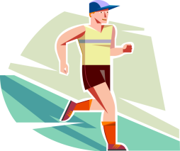 Beautiful Exercise Fit Boys Clipart Picture