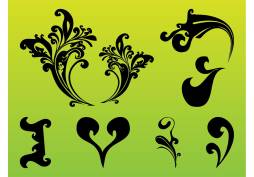 Fancy, Scroll Green Clipart