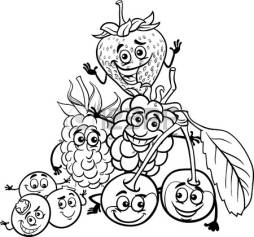 Cool Cartoon Food Clipart Black and White