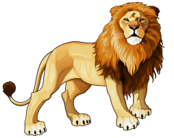 Free Animal Clipart lion 5k image