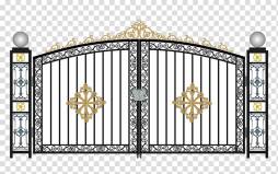 Awesome iron Gate Background Clipart