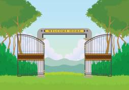 Park Gate free Background Clipart