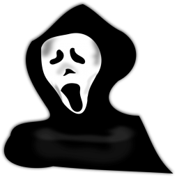 Ghost Mask Clipart Png Black White