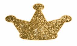 Glitter Gold Crown Beautiful Clipart, Transparent Png