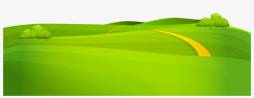 Green Hills Beautiful Clipart Transparent Background