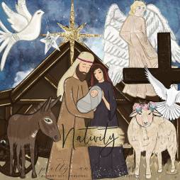 Holiday, Christmas Nativity Clipart