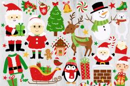 Holiday, Father Christmas, Santa Clipart