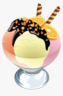 Best ice Cream Sundae Colors Clip Art Transparent Png