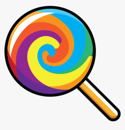 Lollipop, Colorful Candy Clipart