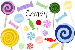 Lollipop Colorful Candy Clipart, svg