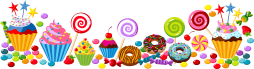 Free Lollipop Multicolor Clipart
