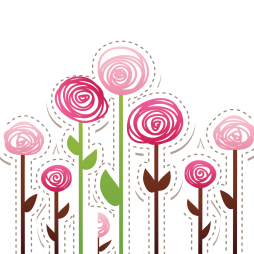 Mothers Day, flowers Clip Art, Banner Mothers Day