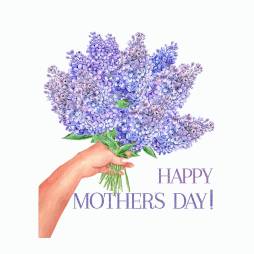 Purple, Mothers Day Clipart bouqet Png