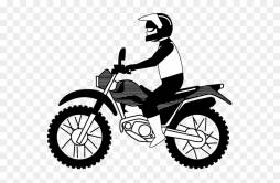 Motorcycle Clipart, Bike Cliparts, Png, Black and White