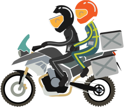 Awesome Motorcycle Riding Clipart Transparent Background