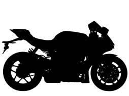 Black Motorcycle Beautiful Clipart