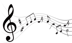 Transparent Music Notes Vector Clipart