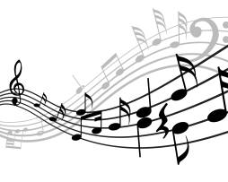 High Music Note wave Clipart Transparent