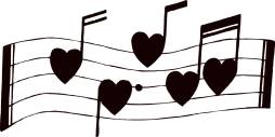 Music Notes Clipart Black and White