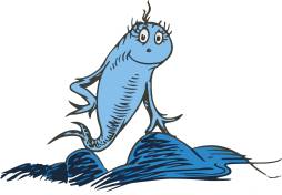 Clipart One Fish Two Fish Dr Seuss image