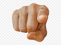 Pointing finger Real Clipart Png