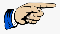 Animated Pointing finger Png Clipart Transparent Background