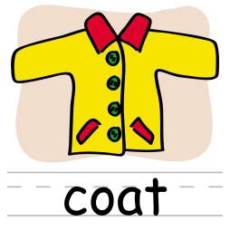 yellow putting on jacket clothes clipart - Free Putting on Clothes Clipart