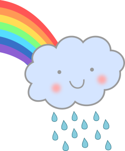 Rainbow, Rain, Cloud, Png, Transparent, Clipart