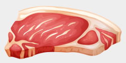 Chop, Barbecue Pork Rib Clipart