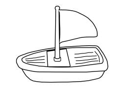 Sailboat, Clipart, Png, Rowboat, Toyboat Black and White Clipart