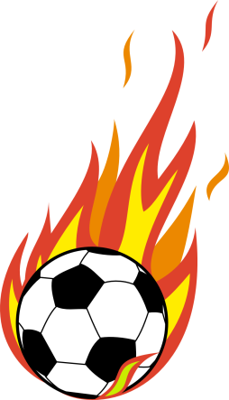 Soccer Ball, Ball fire Goal Clipart