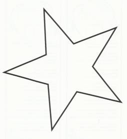 Free Black Star Outline Clipart
